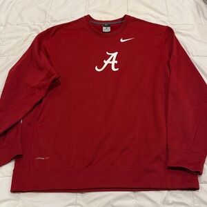 Nike Alabama Team Issued Therma Fit XL Crimson fleece